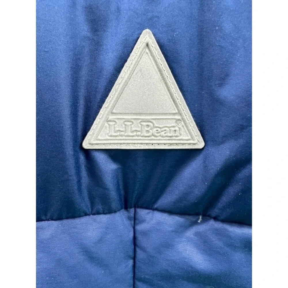 L.L. Bean Snow Bibs Kids 12-18M Navy Blue Fleece Lined Insulated Overalls
